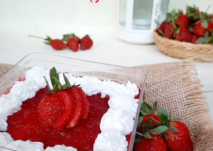 Resep Strawberry Cheesecake Anti Gagal