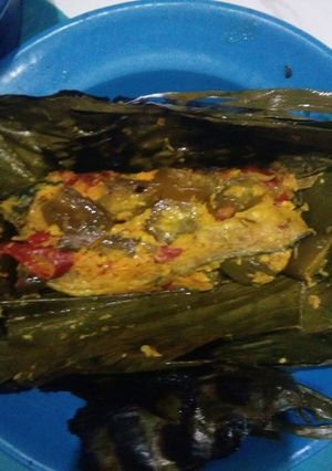 Foto resep Pais patin besambal/Pepes ikan patin sedrrhana