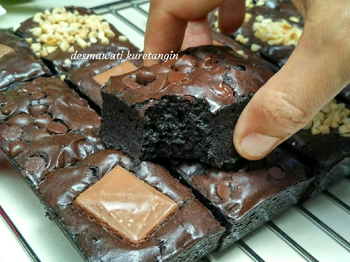 Langkah Gampang Membikin Resep Brownies Shinny Crust Fudge yang Enak Banget Anti Ribet, Bikin Ngiler