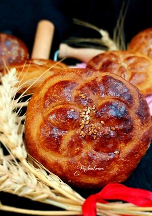 عکسی از دستور نان کلوچه شیره ای