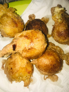A picture of Yam balls.