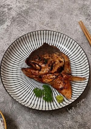 Foto resep Grilled Salmon Head