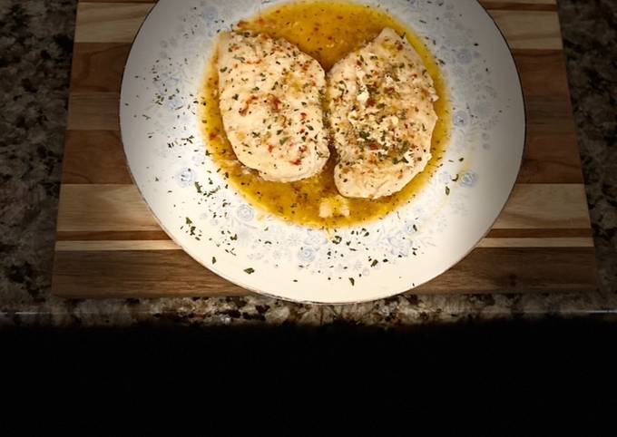 Boneless chicken breast in Italian Demi-glaze