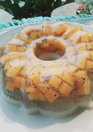 Foto resep Puding mangga - poh madu