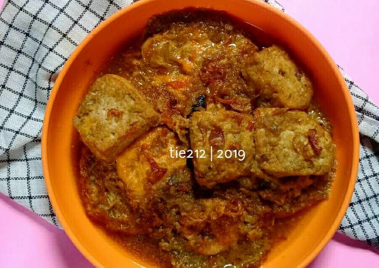 Semur Telur Ceplok dan Tahu