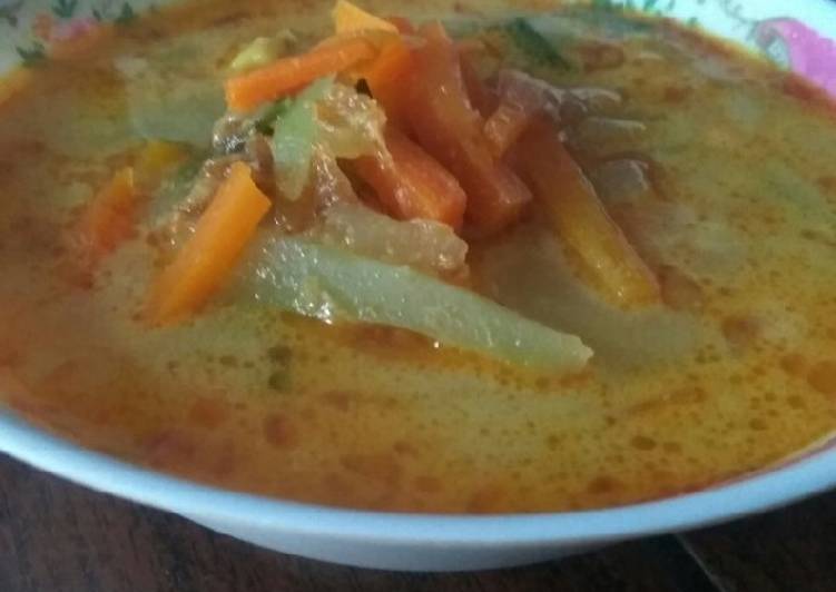Resep Sayur lodeh wortel udang, Enak Banget