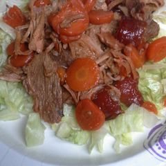 A picture of Root beer roast.