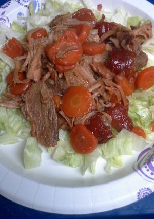 A picture of Root beer roast.
