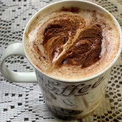 A picture of Cappuccino coffee.