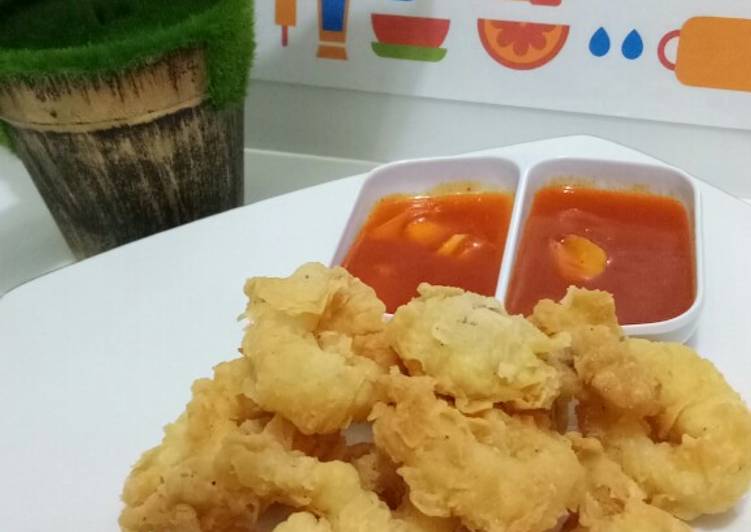 Cumi goreng tepung crispy