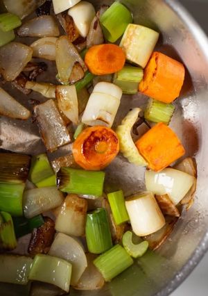 Una foto de Caldo de verduras