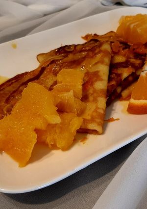 Zdjęcie przepisu Crépes suzette.