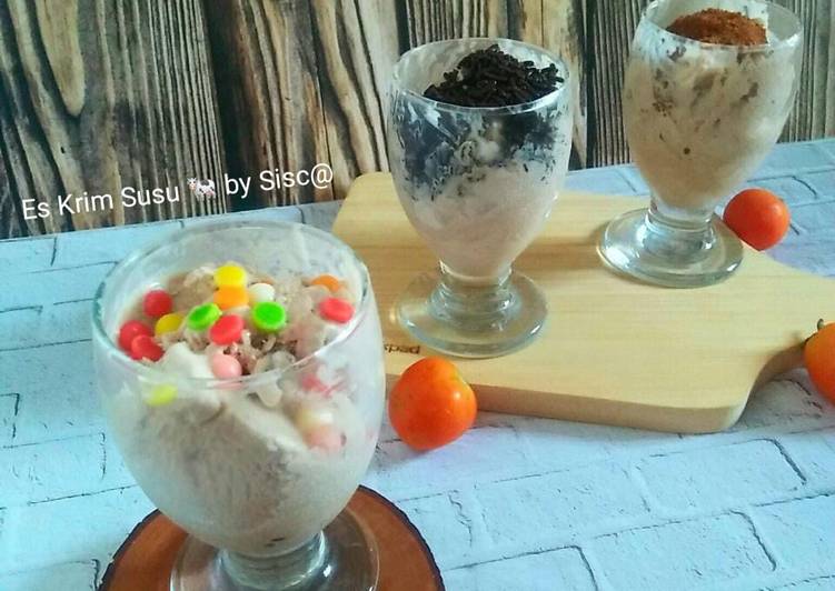 Cara Memasak Es Krim Kopi Susu Untuk Jualan