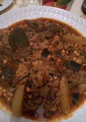 صورة لوصفة بكبوكة دوارة الغنمي (الكرشة)