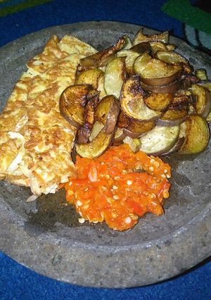 Foto resep Terong telur sambal bawang