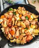Рагу с индейкой и овощами