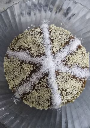عکسی از دستور دسر خرما و بیسکوییت پتی بور