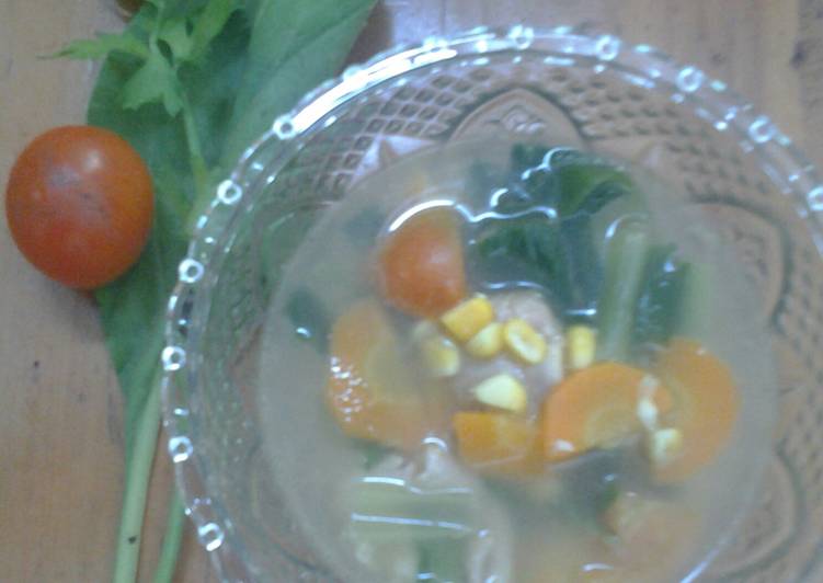 Sop Sayur Campur-Campur Penggugah Selera Makan Anak ( I )
