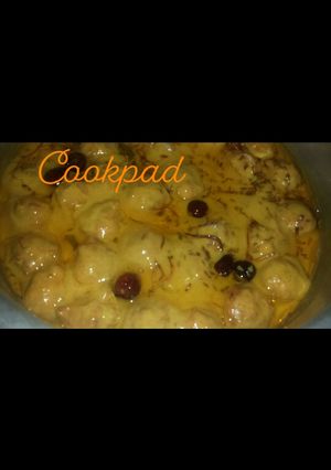 A picture of Pakora kadhi.