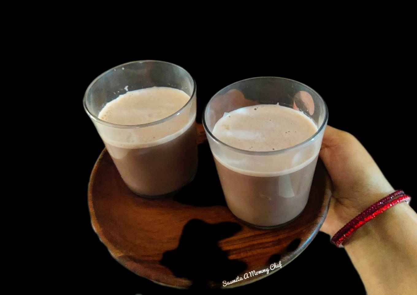 Chocolate Banana thick smoothie