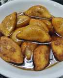 Aloo Suji Pitha or Potato Semolina Sweet Dumplings