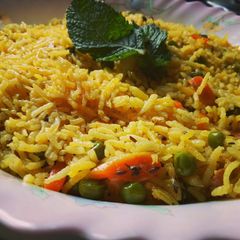 A picture of Vegetable Pulao.