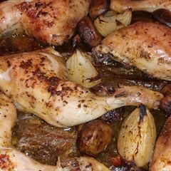 A picture of My Saturday night roasted chicken 🍗.