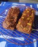 Budín de harina de nuez con harina de algarroba