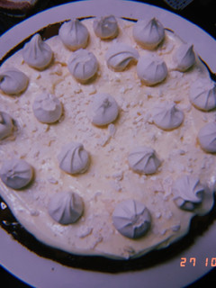 Una foto de Torta bomba brownie