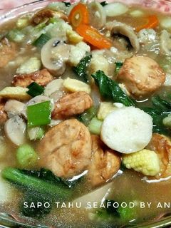 Foto resep Sapo tahu seafood