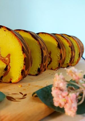 Foto resep Bolu gulung motif