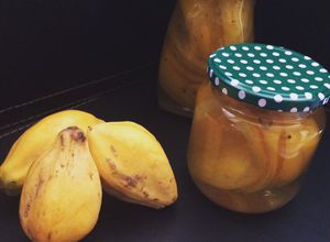 Una foto de Papayas en conserva