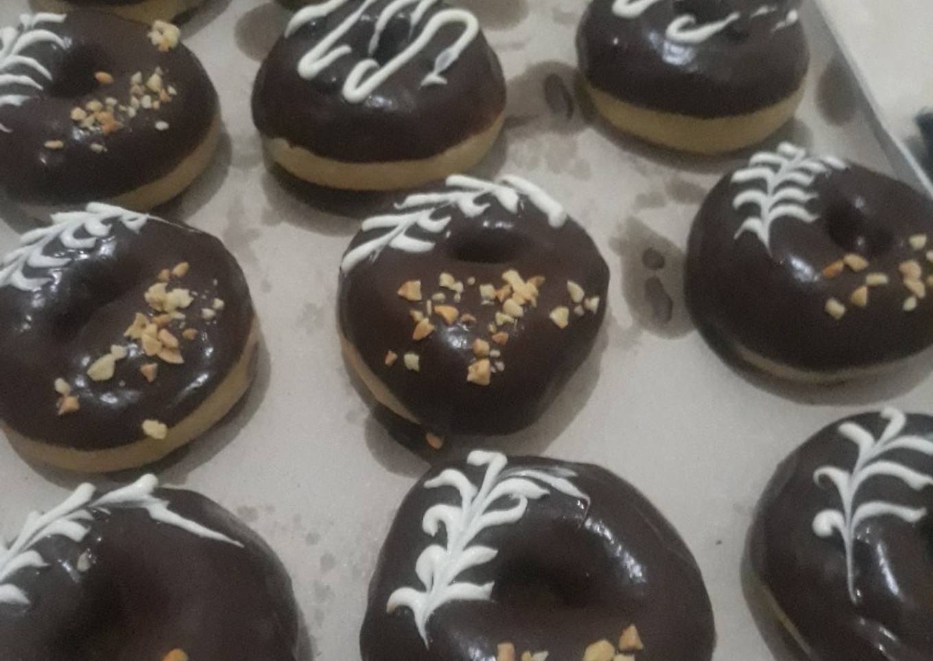 Donut Ekonomis tanpa telur