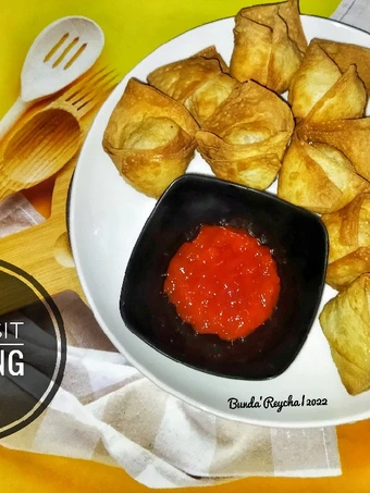 Langkah Gampang Membuat Resep  316.🥟Pangsit Goreng yang Menggugah Selera, Bisa Manjain Lidah