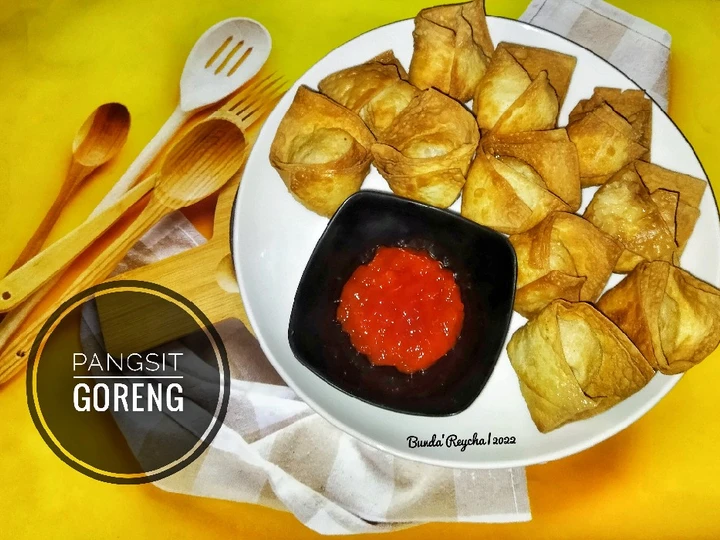 Langkah Gampang Membuat Resep  316.🥟Pangsit Goreng yang Menggugah Selera, Bisa Manjain Lidah