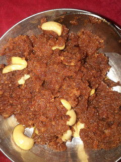 A picture of Gajar ka halwa.