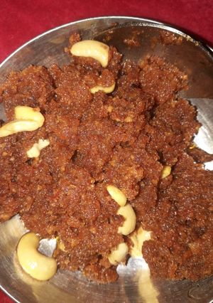 A picture of Gajar ka halwa.