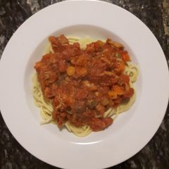 A picture of Pasta with Tuna.