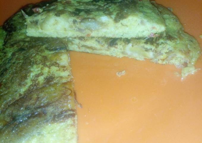 Plantain omelette