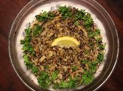 A picture of aubergine dip