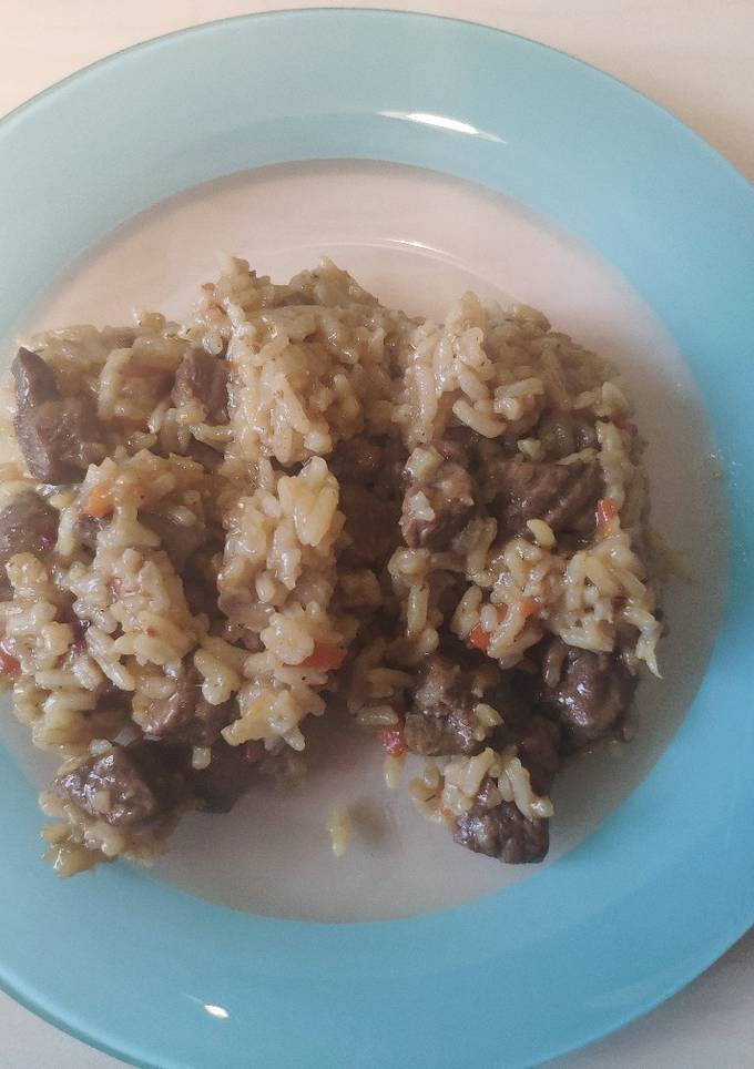 Плов с говядиной
