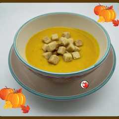 Una foto de Puré especiado de calabaza y coco