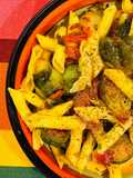 Garganelli saltati ai cavolini