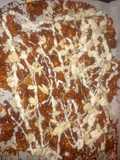White chocolate almond caramel corn
