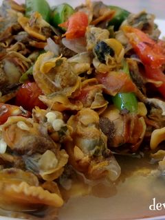 Foto resep Kerang Pedas Saus Tiram