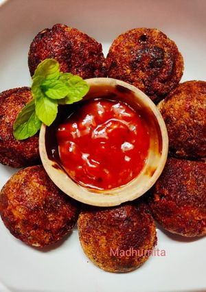 A picture of Beetroot Cutlets.