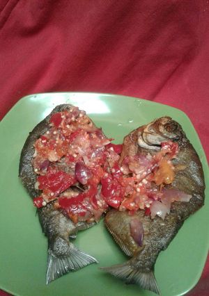 Foto resep Ikan Bawal bumbu Pecak