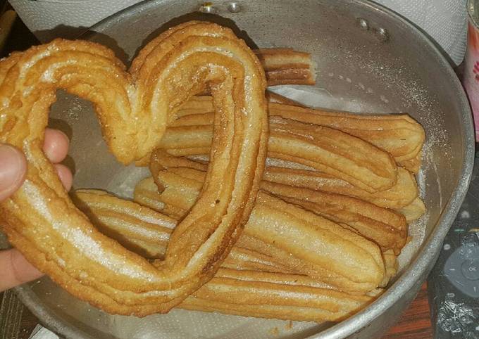 Churros! Receta de Tatiana Escobar- Cookpad