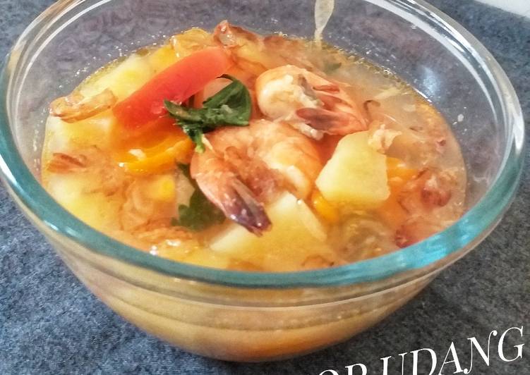 Sop Udang (Jagung Kentang Wortel)