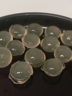 Foto resep Bola Air Kelapa (isian mochi kelapa)